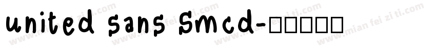 united sans Smcd字体转换